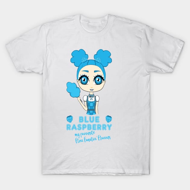 Blue Raspberry T-Shirt by Zilnation